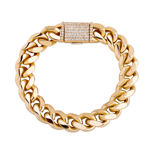 10MM MIAMI CUBAN LINK BRACELET - GOLD