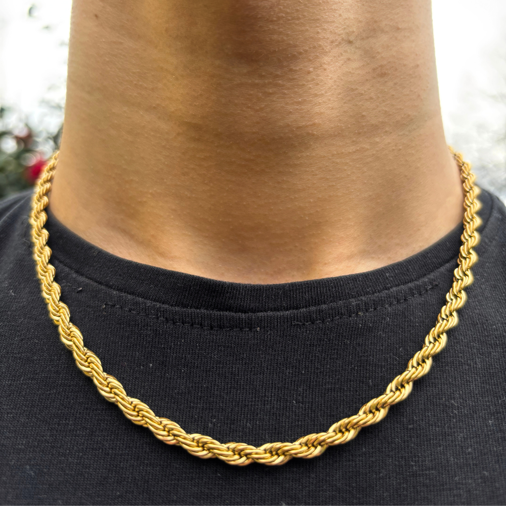 5MM ROPE CHAIN - GOLD