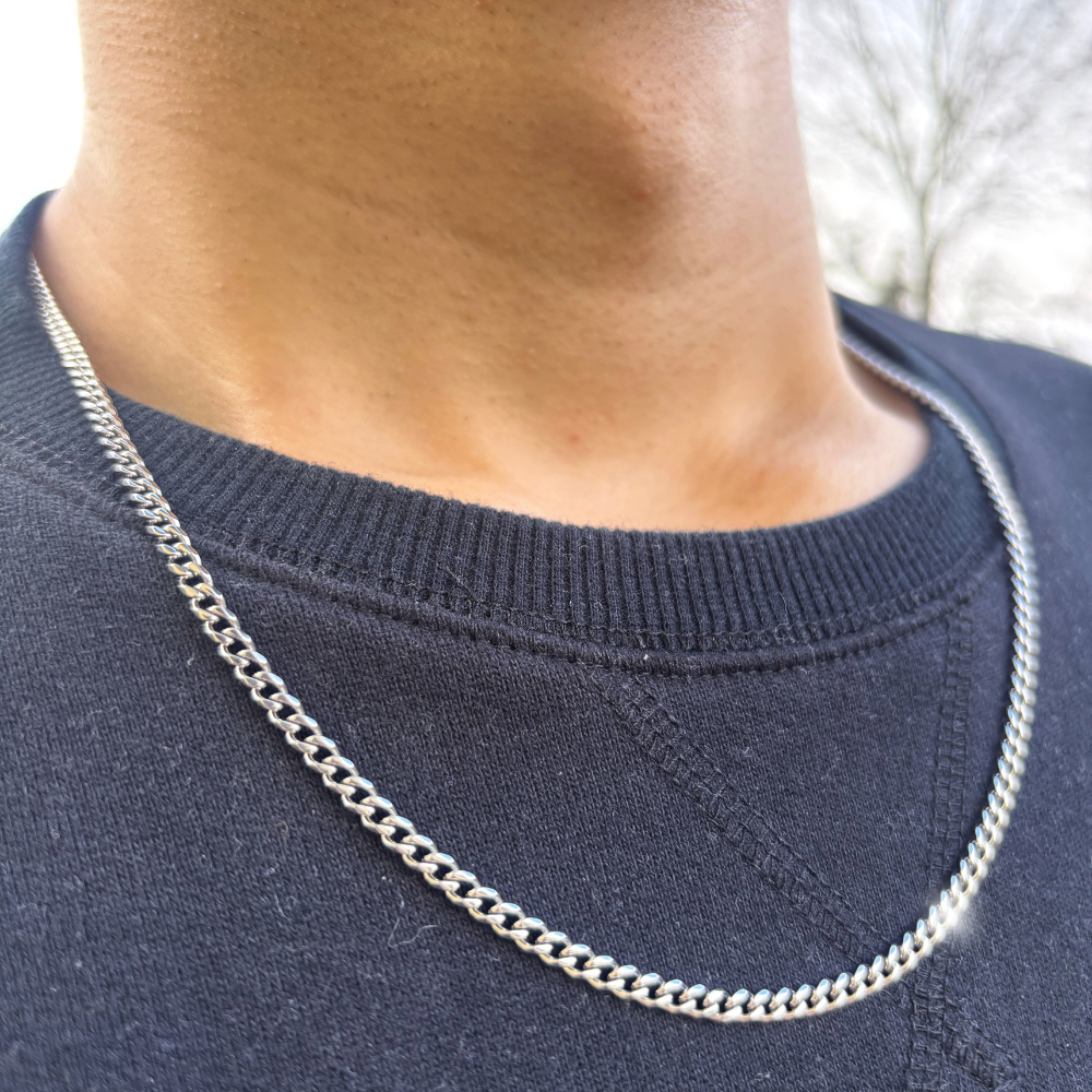 3MM MIAMI CUBAN LINK CHAIN - WHITE GOLD